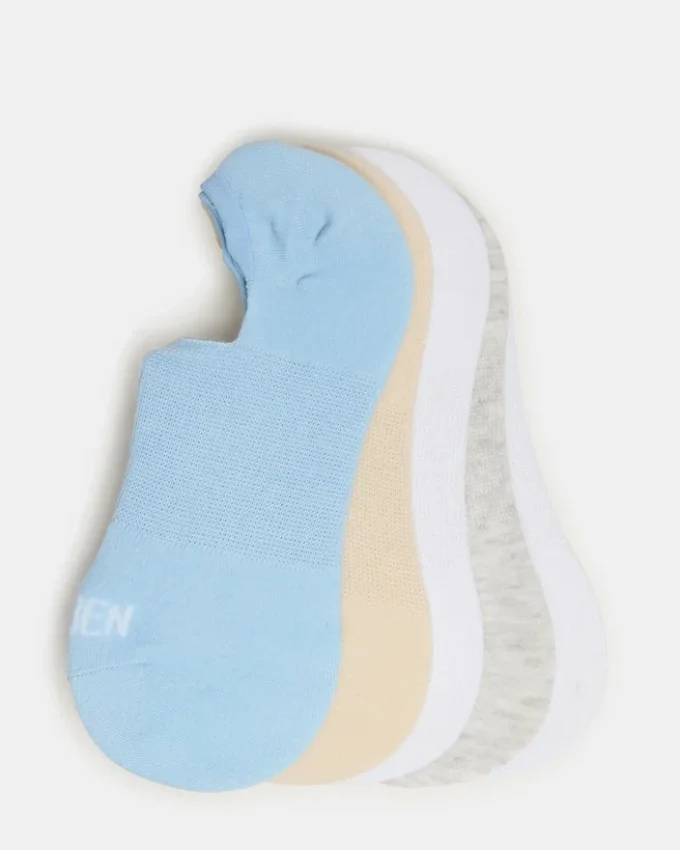 5-pak skarpetek do Sneakersów Zoe w kolorze jasnoniebieskim