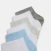 6-pak skarpetek Peyton Ribbed Quarter Socks White Multi 6-pak skarpetek Peyton Ribbed Quarter Socks White Multi