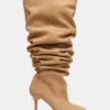 Allison z zamszu w kolorze taupe Allison z zamszu w kolorze taupe