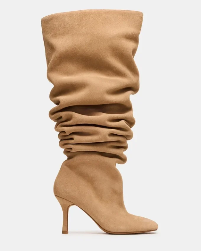Allison z zamszu w kolorze taupe Allison z zamszu w kolorze taupe