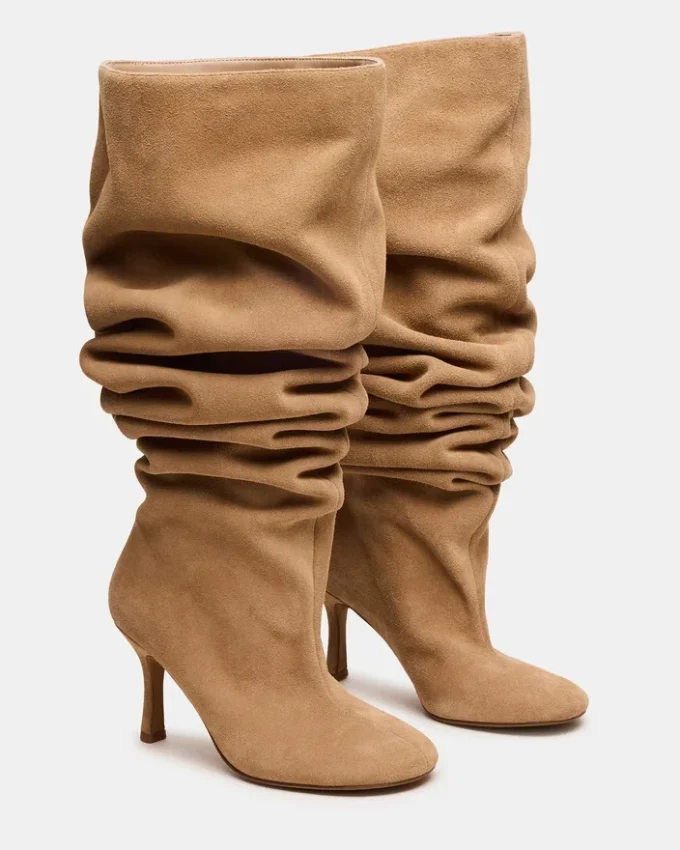 Allison z zamszu w kolorze taupe Allison z zamszu w kolorze taupe