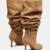 Allison z zamszu w kolorze taupe Allison z zamszu w kolorze taupe