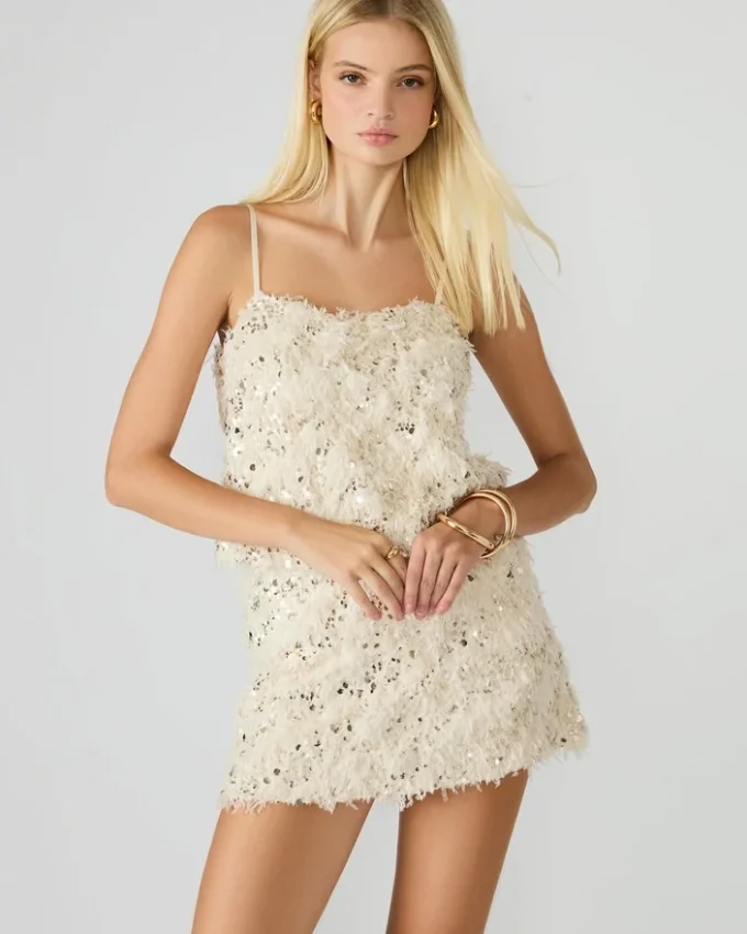 Blakelyn Feather Top Ivory Blakelyn Feather Top Ivory