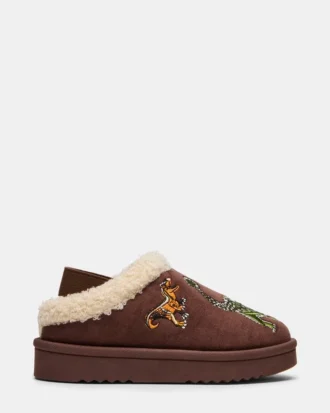 Brązowe buty dla maluchów Dino