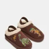 Brązowe buty dla maluchów Dino