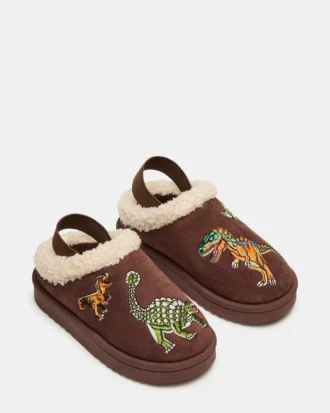 Brązowe buty dla maluchów Dino