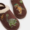 Brązowe buty dla maluchów Dino
