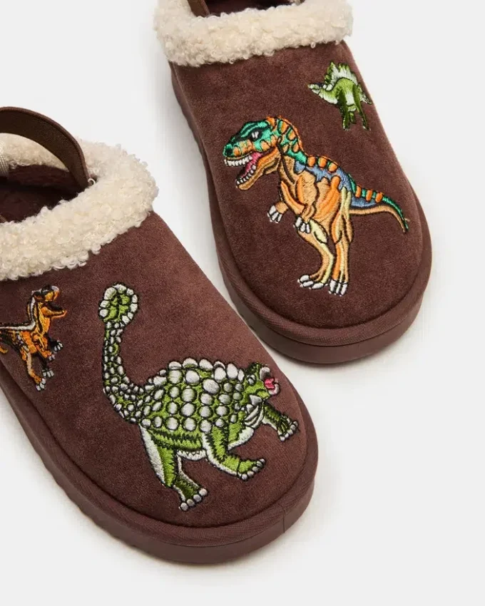 Brązowe buty dla maluchów Dino