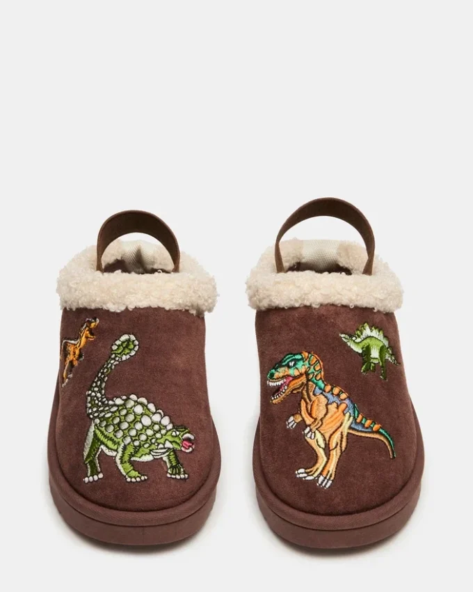 Brązowe buty dla maluchów Dino