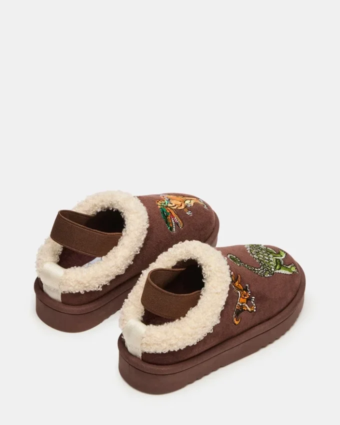 Brązowe buty dla maluchów Dino