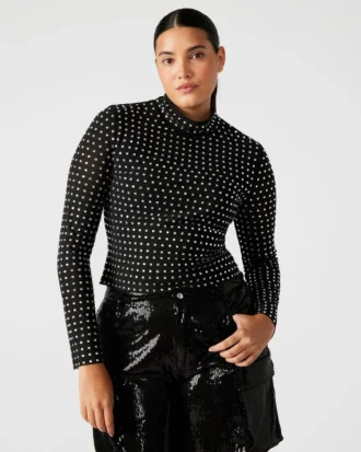 Czarny top Melvina Czarny top Melvina