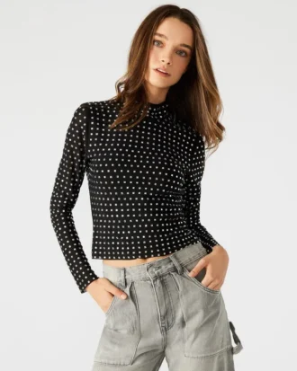 Czarny top Melvina Czarny top Melvina