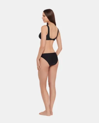 Elegancka i szykowna czarna odzież dolna bikini