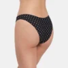 Fioletowa odzież dolna bikini Darling Dot w czarne kropki Fioletowa odzież dolna bikini Darling Dot w czarne kropki