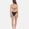 Czarny top bikini Darling Dot w wielokolorowe kropki