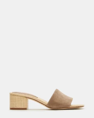 Hailee Taupe Suede