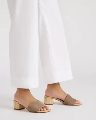 Hailee Taupe Suede
