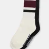 Ivy 2-pak skarpetek sportowych w paski Cherry Ivy 2-pak skarpetek sportowych w paski Cherry