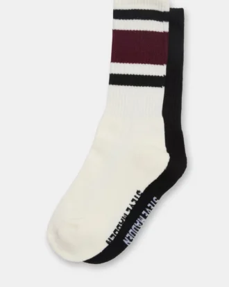 Ivy 2-pak skarpetek sportowych w paski Cherry