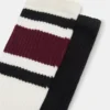 Ivy 2-pak skarpetek sportowych w paski Cherry Ivy 2-pak skarpetek sportowych w paski Cherry