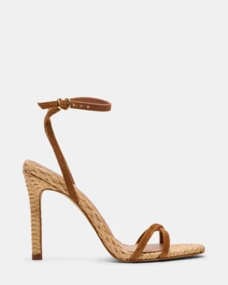 Jypsey Chestnut Suede Raffia Jypsey Chestnut Suede Raffia