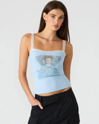 Koszulka bez rękawów Love Goldie Surf Blue
