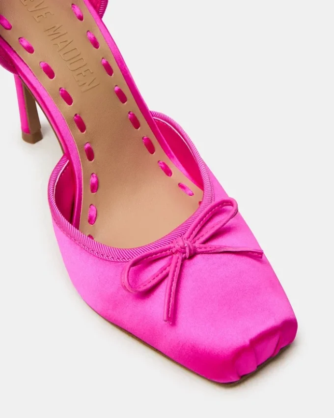 Larina Hot Pink Satin