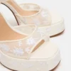 Liandra Embellished White Mesh Liandra Embellished White Mesh