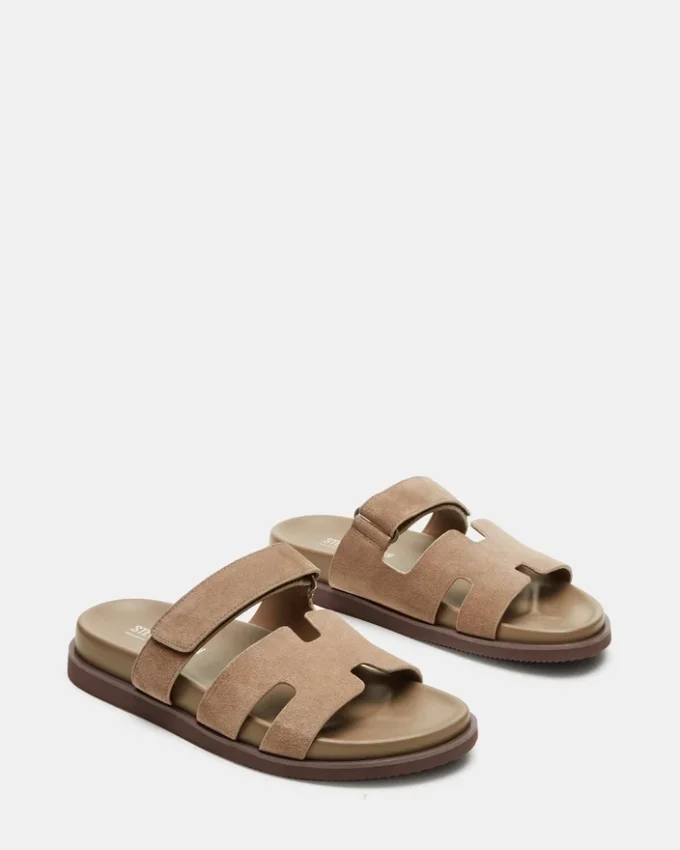 Maiven Taupe Suede
