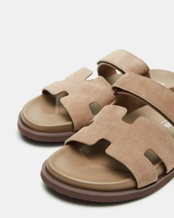Maiven Taupe Suede