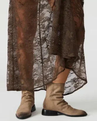 Nexie Taupe Suede