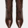 Nitro Brown Snake Wide Calf