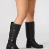 Riggs Rust – skórzane buty z szeroką cholewką