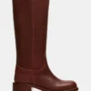 Riggs Rust – skórzane buty z szeroką cholewką