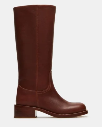 Riggs Rust – skórzane buty z szeroką cholewką