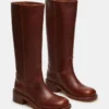 Riggs Rust – skórzane buty z szeroką cholewką