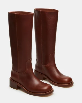 Riggs Rust – skórzane buty z szeroką cholewką