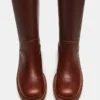 Riggs Rust – skórzane buty z szeroką cholewką
