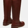 Riggs Rust – skórzane buty z szeroką cholewką