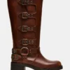 Rocky Cognac Postarzane szerokie
