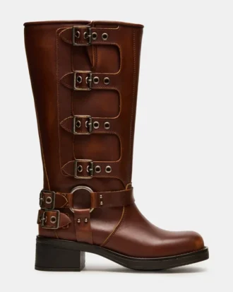 Rocky Cognac Postarzane szerokie