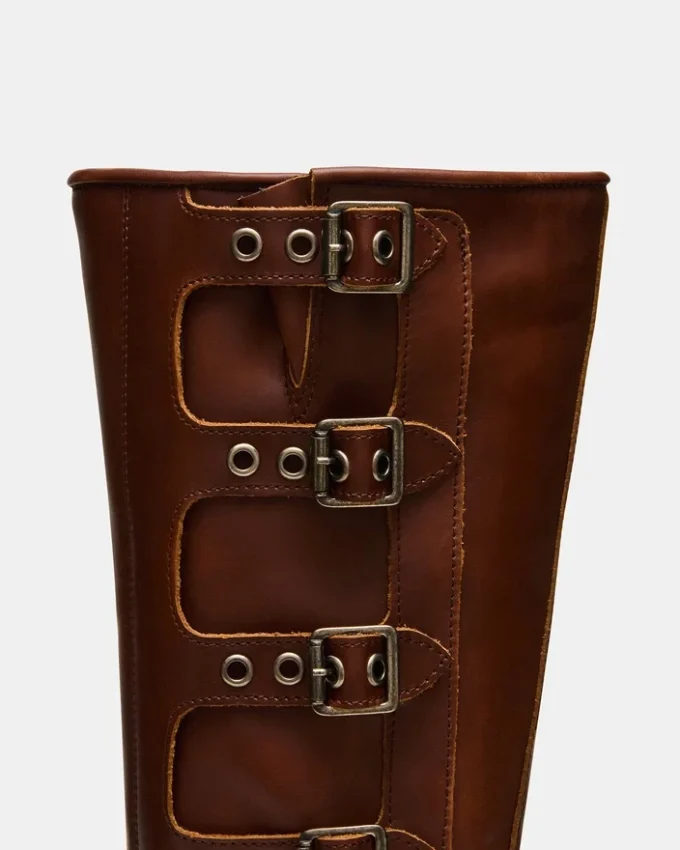 Rocky Cognac Postarzane szerokie