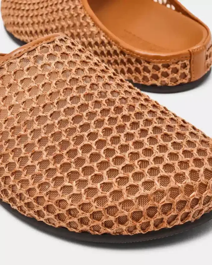 Siatka z rafii w kolorze Fern Tan Siatka z rafii w kolorze Fern Tan