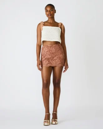 Spódnica Cindi w kolorze Mocha Heather