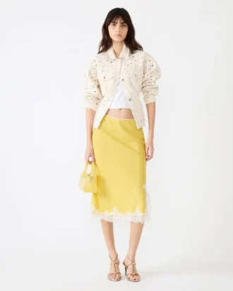 Spódnica Cinthia w kolorze Golden Lime