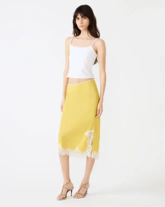 Spódnica Cinthia w kolorze Golden Lime