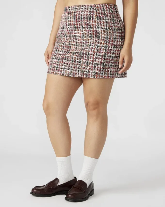 Spódnica Mattea Czerwona Multi Spódnica Mattea Czerwona Multi