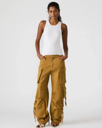 Spodnie Duo w kolorze khaki Spodnie Duo w kolorze khaki