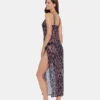 Static Leopard Bikini Cover-Up Natural