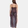 Static Leopard Bikini Cover-Up Natural